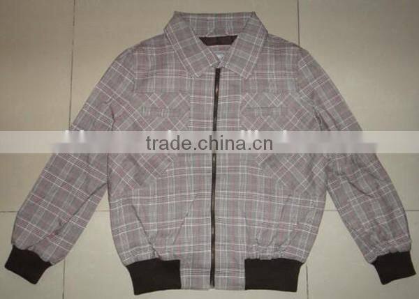low price checked excess stock mens jacket