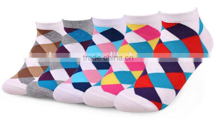 Hot selling stripes women low cut ankle sock