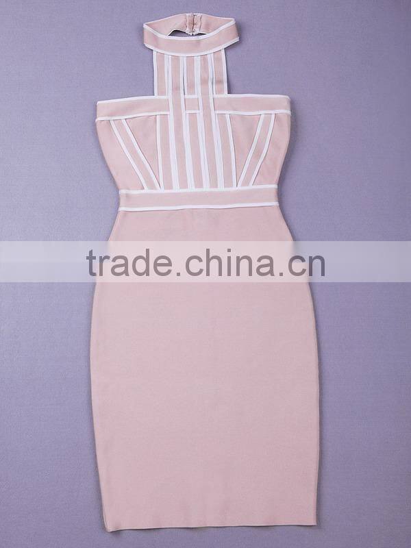 2015 wholesale Sexy Women Bandage Dress Cropped Outfit one Piece Bodycon high quality Dress H1243