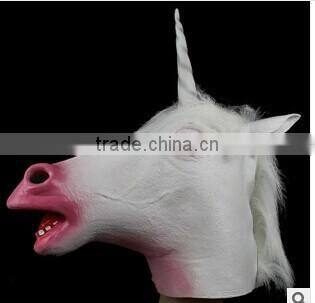 hot sale unicorn mask , latex mask