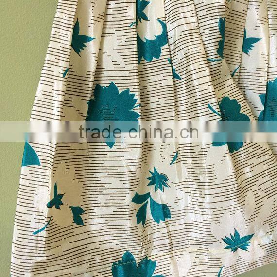 New arrival factory manufacture short sleeve printed kids clothing wholease new model baby girl casual dress