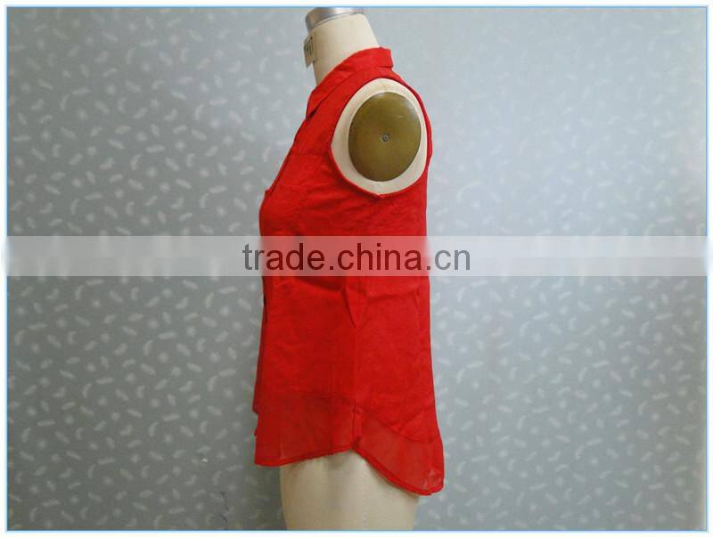2016 New Ladies Sexy Red Wholesale Tank Top