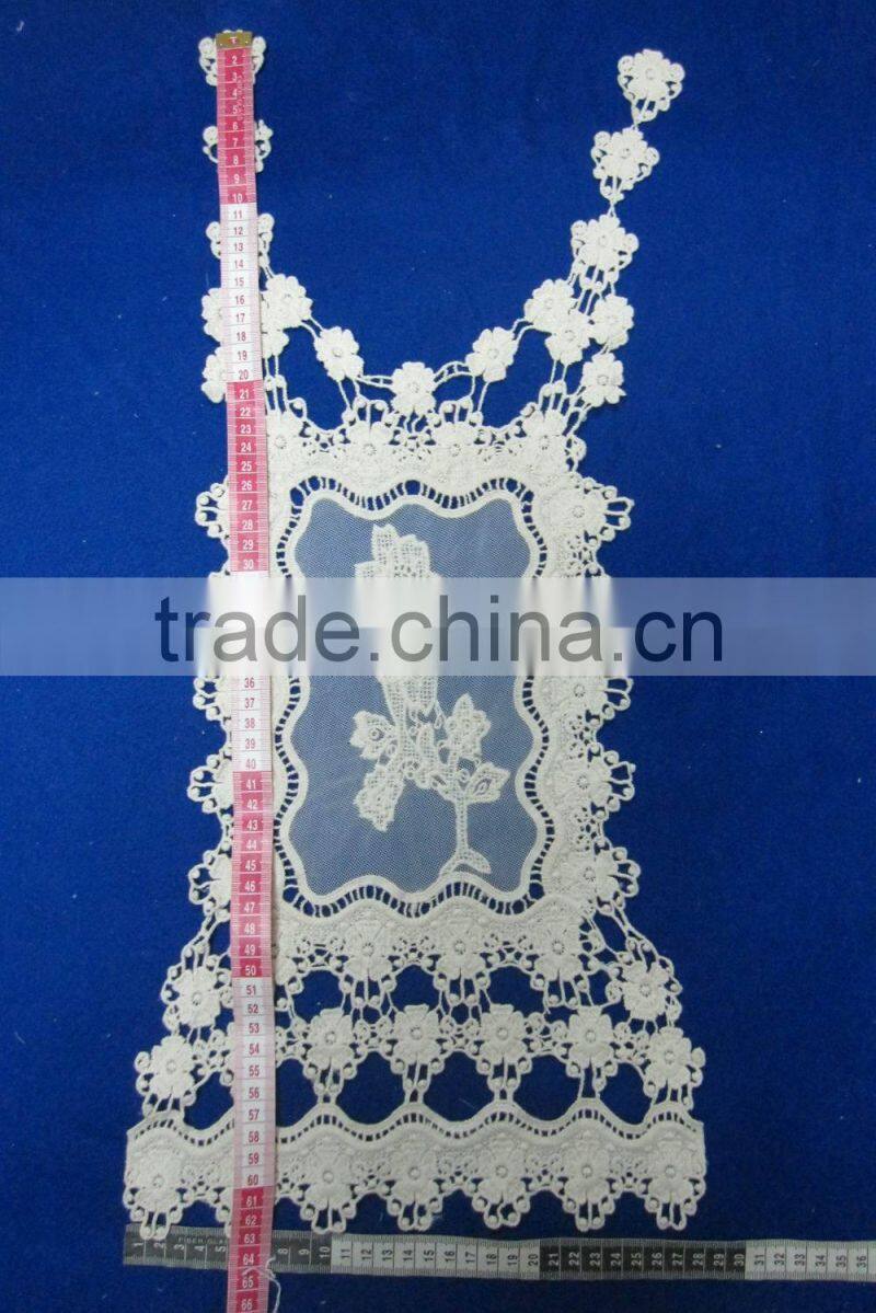 machine made ladies back lace accessory for adult garment