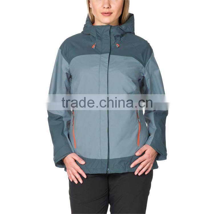 Women Lightweight Waterproof Tape Seamed Outdoor Jacket