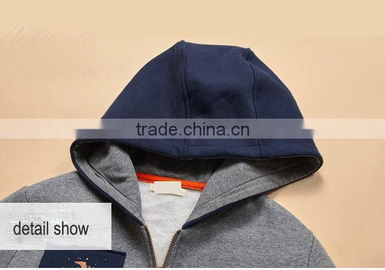 2016 Fashion OEM design your own fleece oversized sports hoodie for boys
