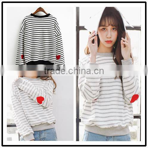 2016 wholesales hoodies O-neck long sleeve for girls