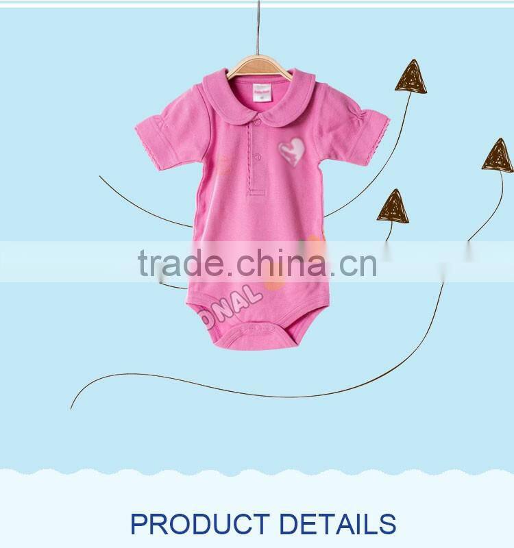 Wholesale baby clothes custom print baby one piece rompers