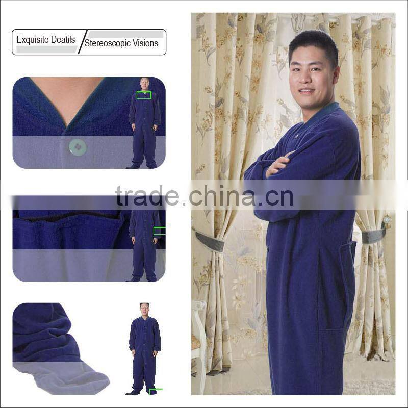 Romper adult men Man factory solid pyjama