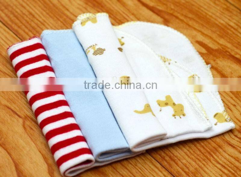 100% Cotton wash cloth baby Hankerchief newborn face towel