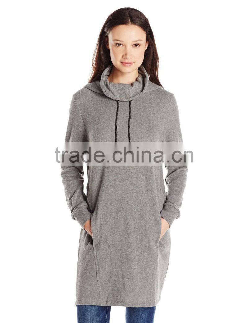 Ladies Pullover Pattern Long Hoody Fleece