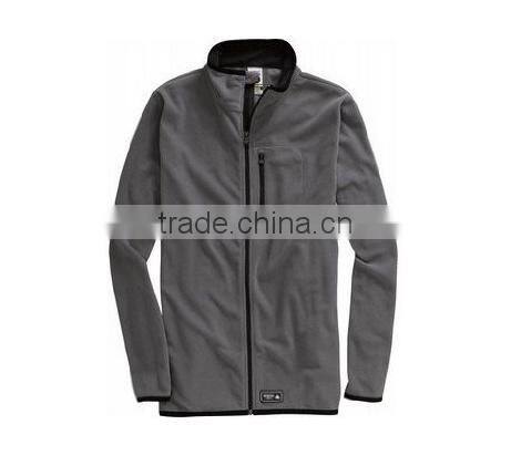 full zipper cheap fleece jacket,CVC60/40 jacket