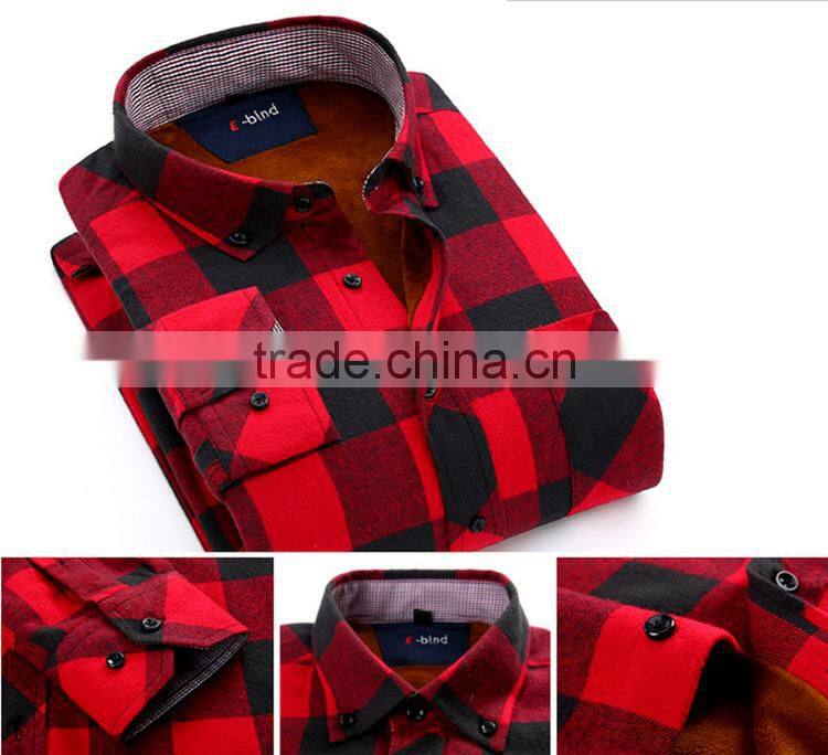 Alibaba wholesale plaid microfiber flannel shirt designs for men fashionable dress shirt manufacturers