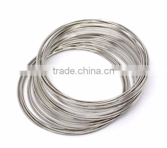 Wholesale Jewelry 40mm Dia. 0.6mm thick Loops Memory Beading Wire