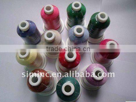 superior quality 100 rayon embroidery thread for fabric from China