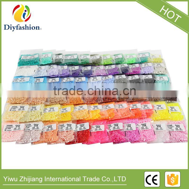 Wholesale ironing hama beads 2.6mm Perler Beads toys hama beads for kids in yiwu