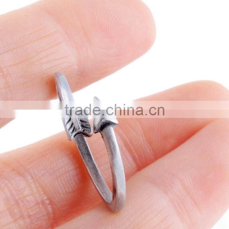 Gold /Silver Plated Adjustable Ring Arrow Wrap Rings Women Jewelry