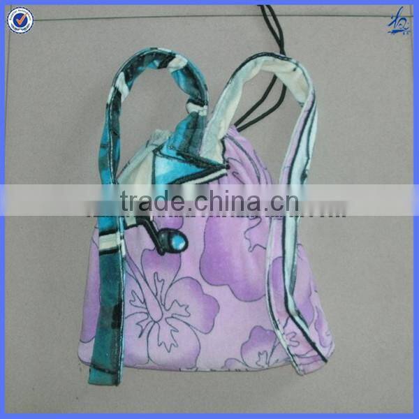 folding beach towel bag custom print