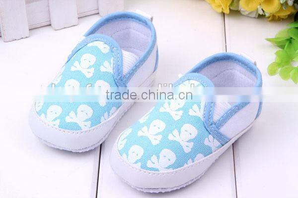 printed skeleton pattern infant shoes