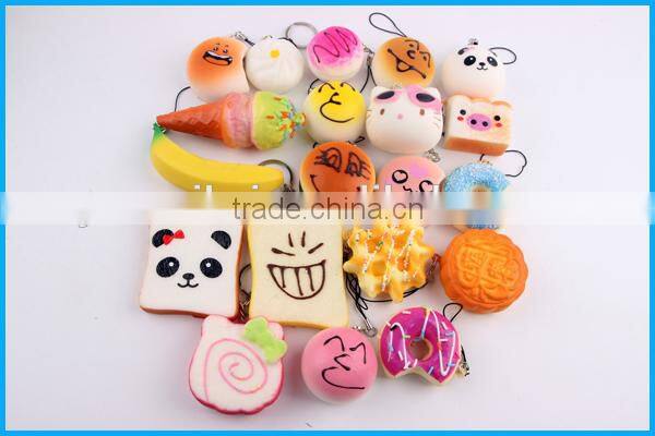 Stress relase squishy Kawaii toys 15pcs/set PU Soft squishy slow rising toys