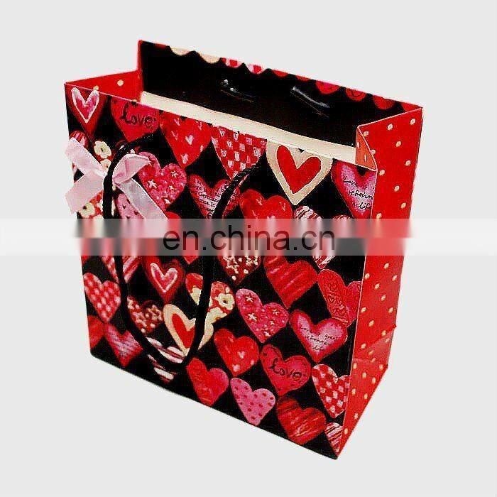 2012 New fashion style customized paper shopping bag/ Advertisement bag