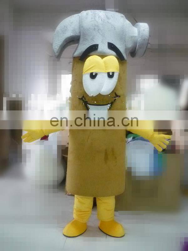 walking advertising show mascot Hammer mascot costume