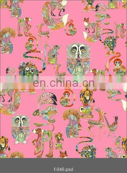 digital printing wholesale silk flocked chiffon fabric