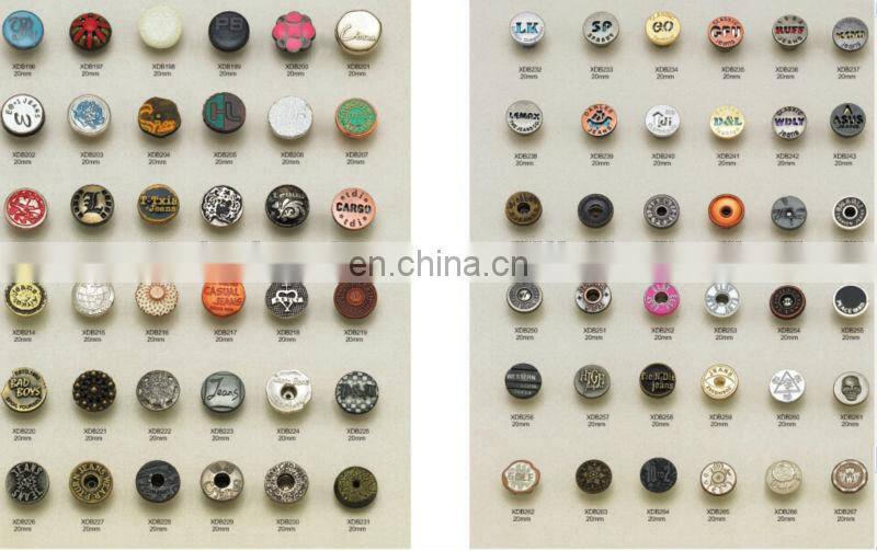custom jeans rivets buttons