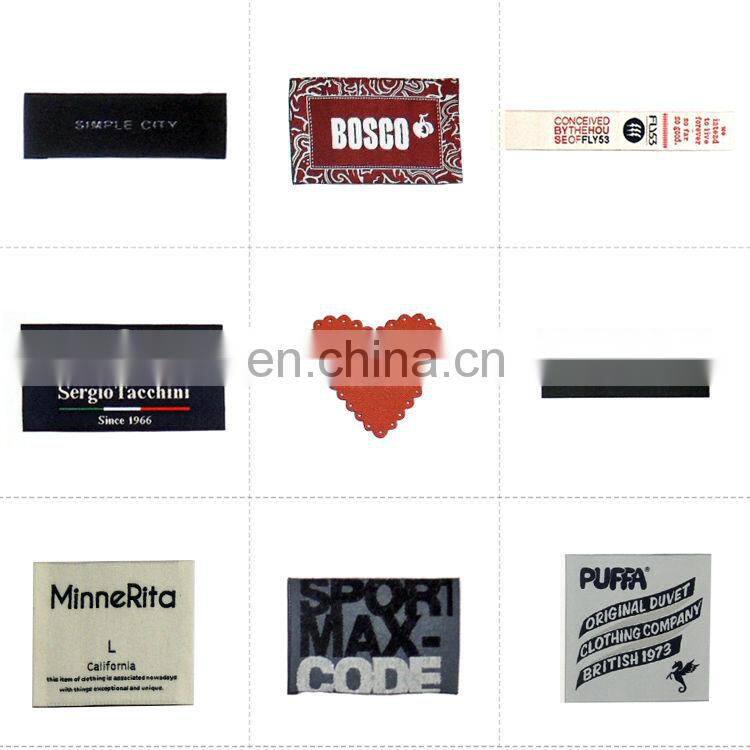 high quality OEM towel cotton woven label