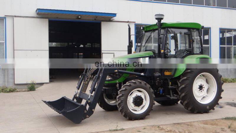 110hp AC farm tractor 1104 tractor grader blade and front load