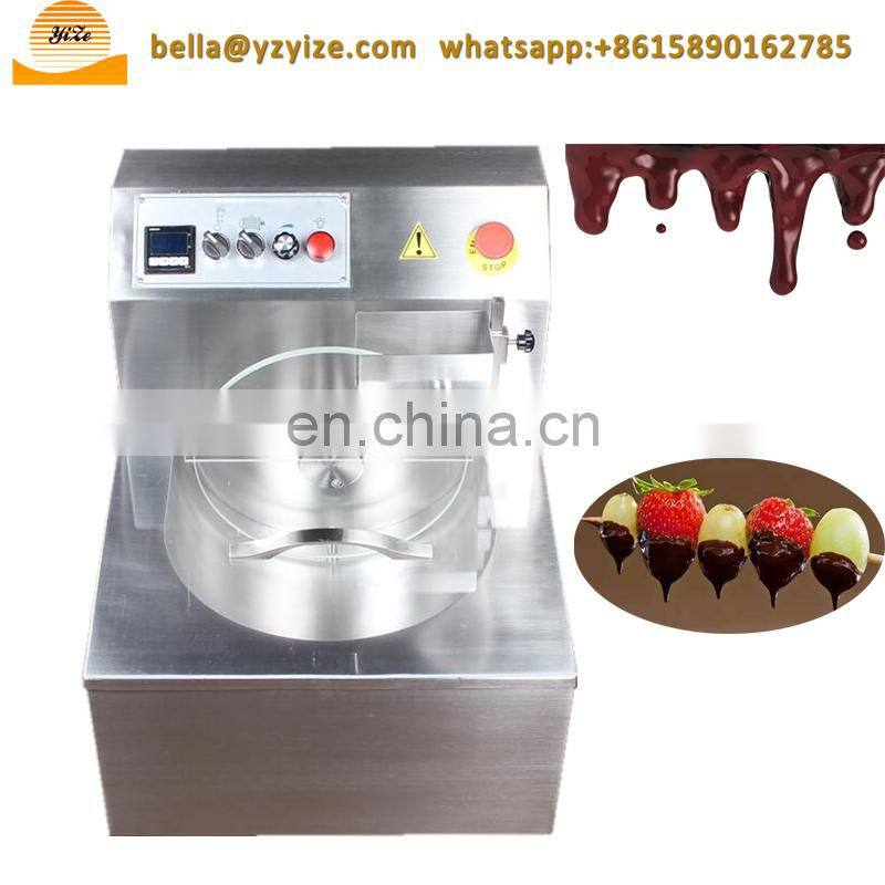 Stainless Steel Chocolate Spray Machine Chocolate Tempering Fountain Machine