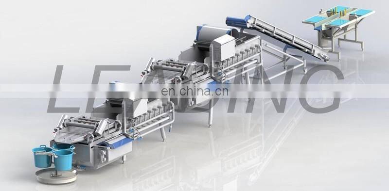 Fruit and vegetable washing and drying machine