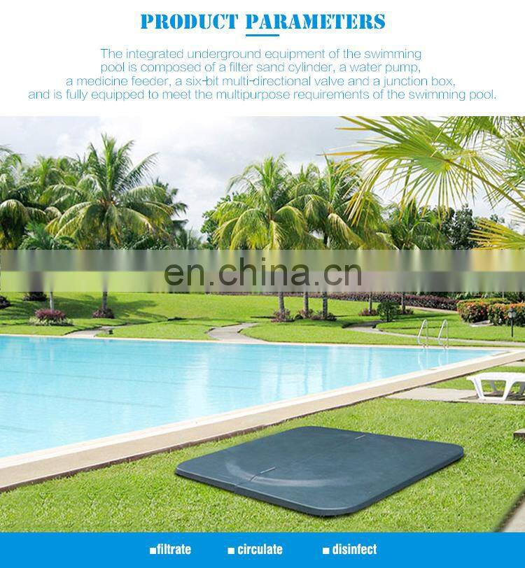 Water Faery Buried Type Swimming Pool Equipment Industrial Water Sand Filter Tank