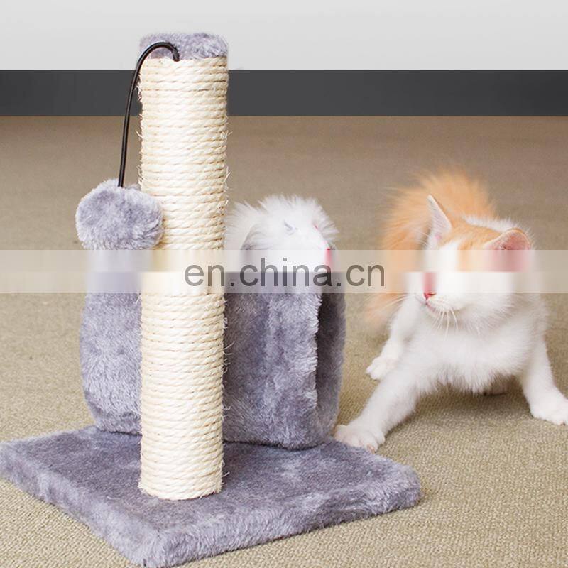 Wooden Sisal Oem Manufacturer Wholesale New Design Wooden Cat Scratching Post