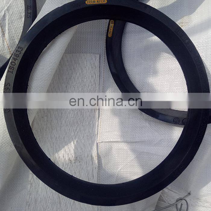 black gasket rubber seal for ductile iron tyton pipe