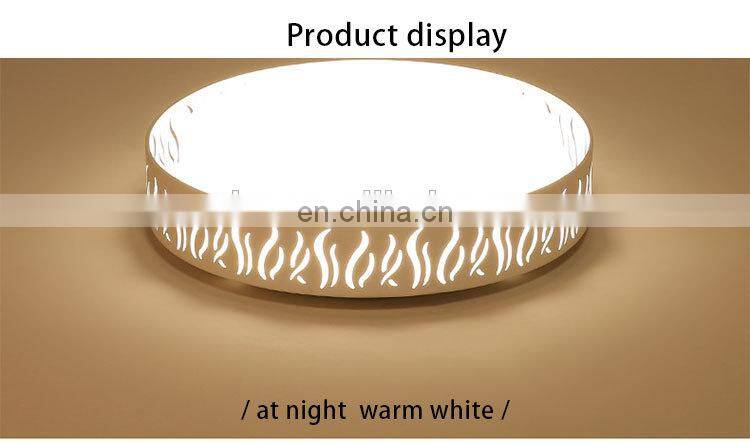 Modern LED Ceiling Light Round Bedroom Simple Living Restaurant Lighting