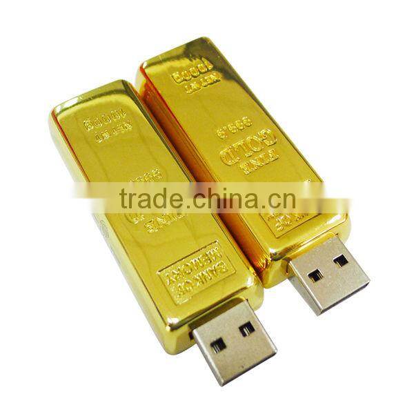 4gb promotion gold bar usb flash drive