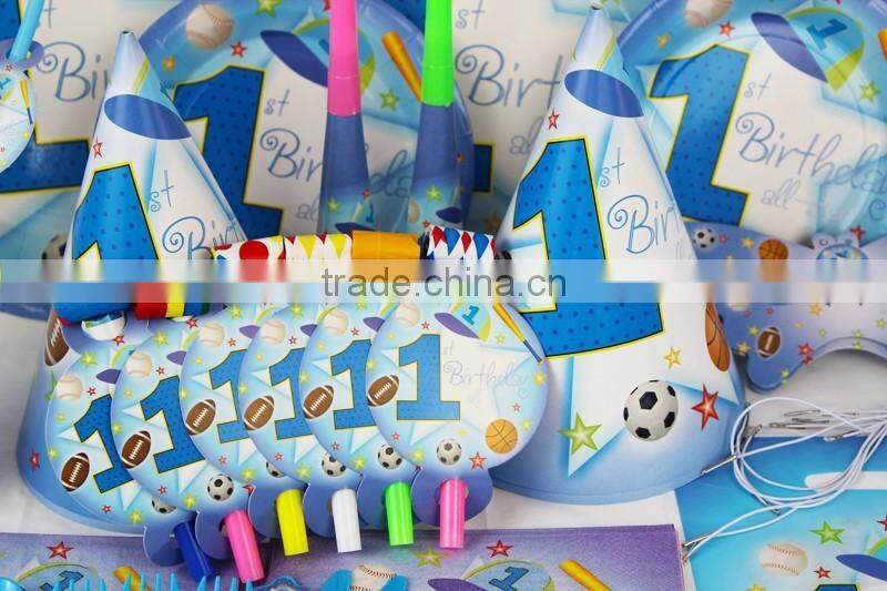 2016 New 78pcs Sports Boy Kids Boys Birthday Party Decorations Kids Event Party Supplies Party Decoration PS001
