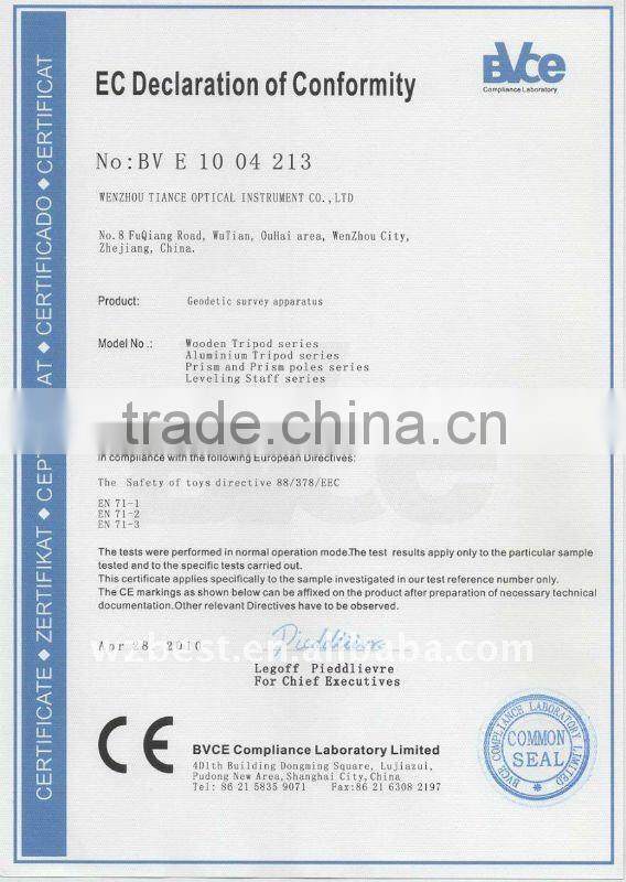 total station Wooden tripod for (Leica/TOPCON)