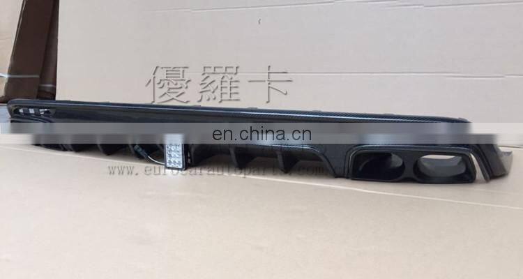 B850 diffuser with muffler tips fit for MB S-class W222 S63/S65 to B-style carbon fiber rear diffuser for S65 B diffuser
