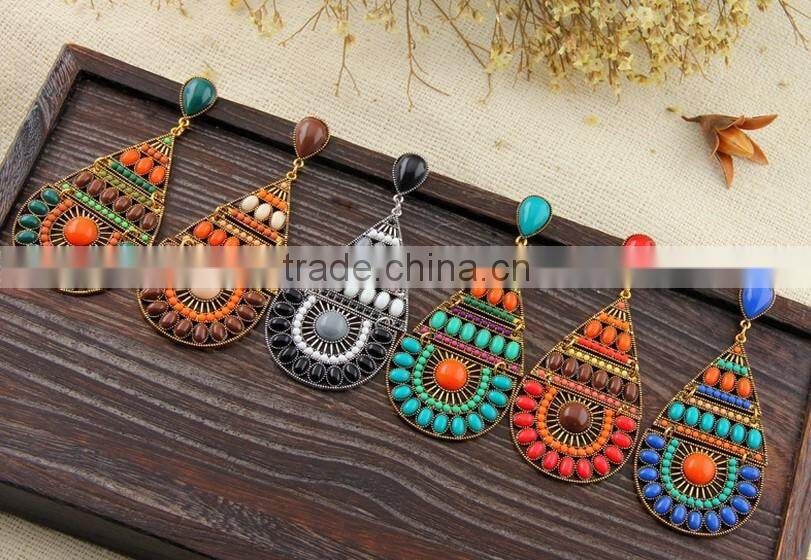 custom printed necklace earring cards hook wholesale Vintage and fantacy magnet arete Para Novia esposa mujer