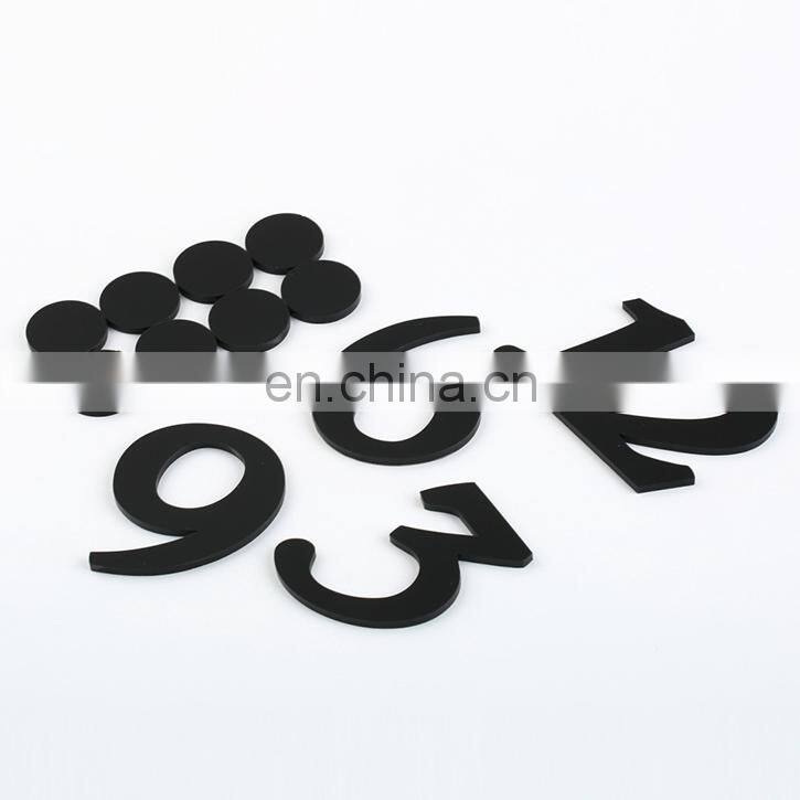 DIY Self Adhesive Room Interior Decoration Digit Dot Number Digital Wall Clock Timer