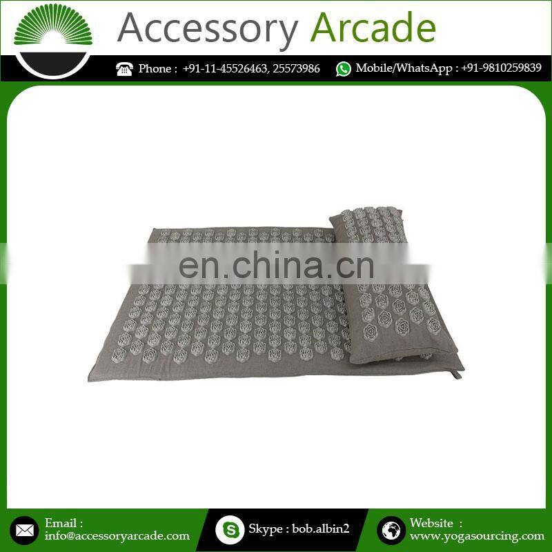 Indian High Quality Power Mat with Pillow Set