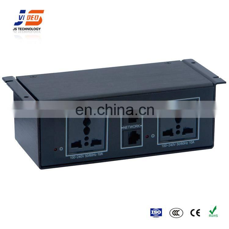 Power Data Outlet Universal Plug for desk Conference Table Connection Box
