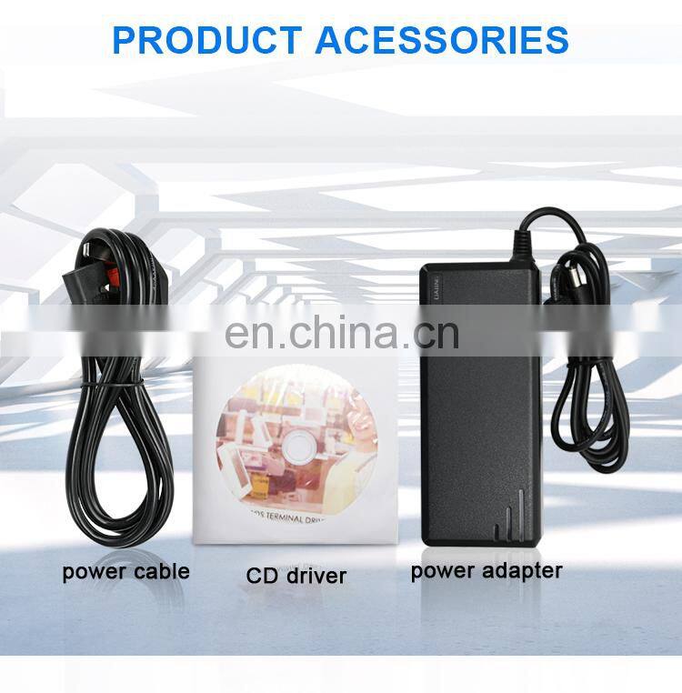 15'' Capacitive touch screen all in one POS with 8inch customer display system/cash register/cashier POS machine