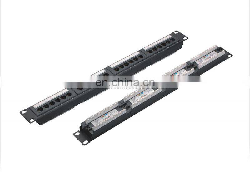 MT-4012 Patch Panel cat6 cat5e 8 12 24 48 Port