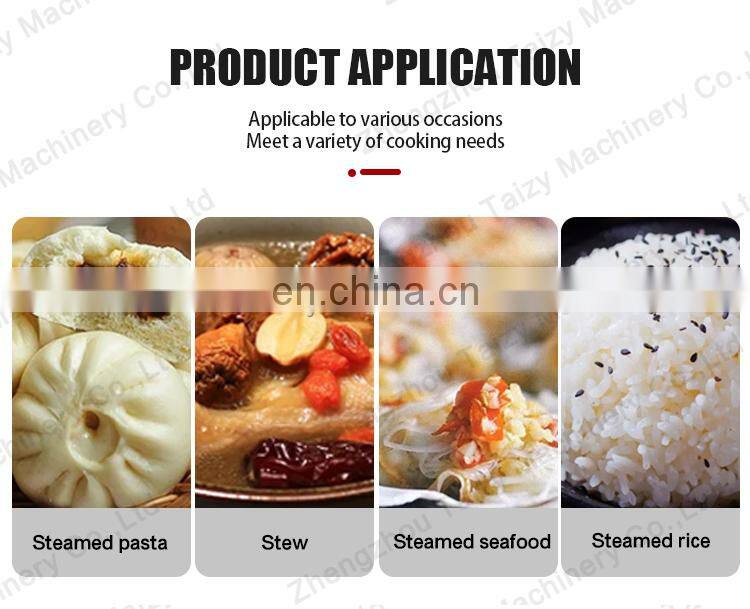 Commercial Food Steamer For Restaurant 8 Trays Commercial Food Steamer Machine