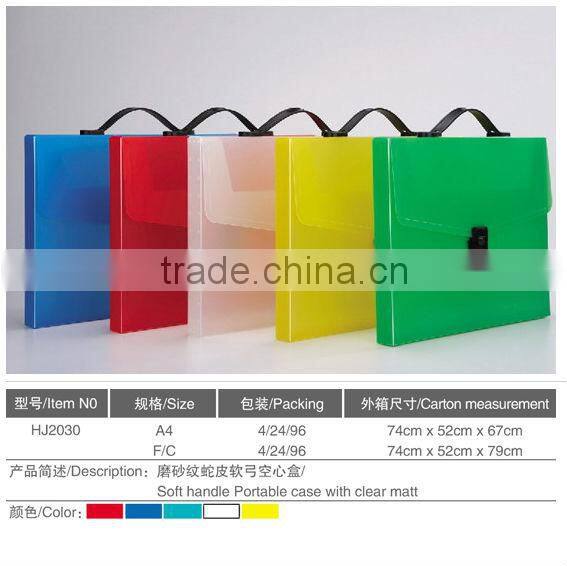 A4 briefcase document bag zipper bag with square veins