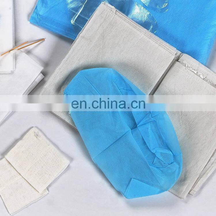 Medical disposable sterile delivery pack basic normal baby surgical clean delivery kit