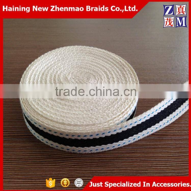 100% nature cotton webbing for bag straps
