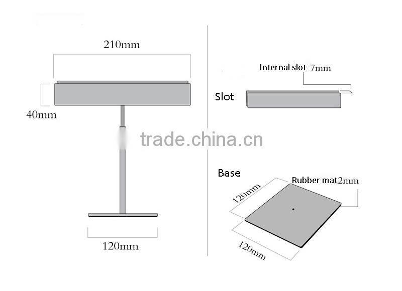 Metal Desktop Black A4 A3 Poster Stand Display Advertising Stand Poster Holder
